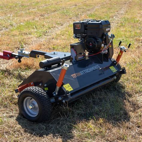 titan tow behind flail mower